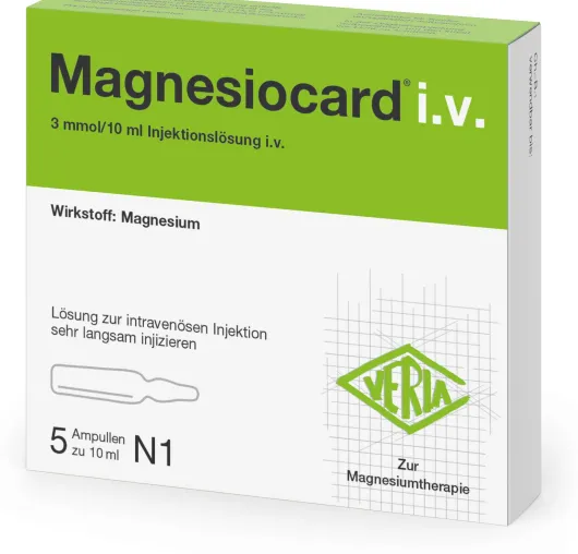 Magnesiocard I.V. Injektionslösung 5 X 10 ml