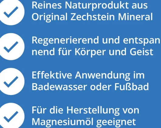 Magnesiumchlorid Vitalbad Zechstein 1000 G Bad