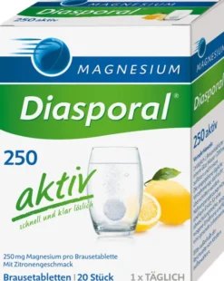 Magnesium Diasporal 250 Aktiv 20 Brausetabletten