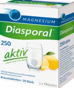 Magnesium Diasporal 250 Aktiv 20 Brausetabletten