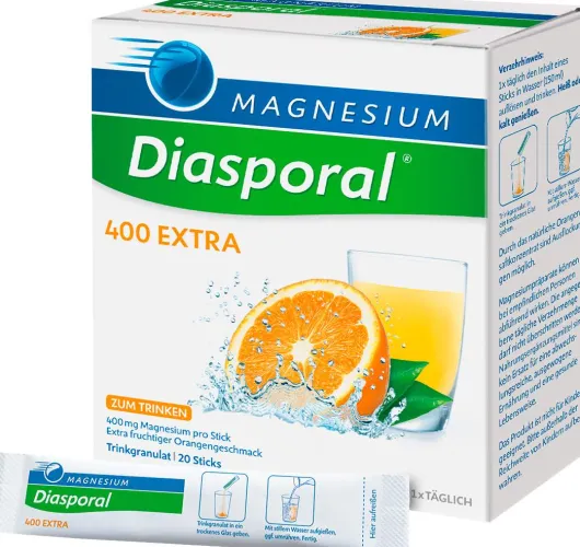 Magnesium Diasporal 400 Extra Trinkgranulat 20 Stück