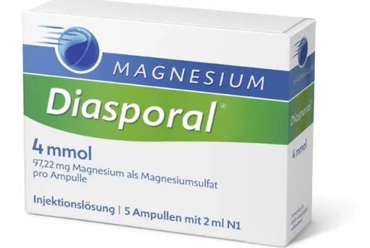 Magnesium Diasporal 4 Mmol Ampullen 5 X 2 ml