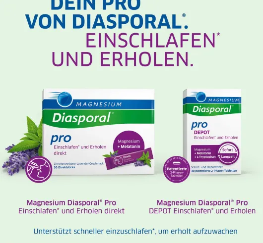 Magnesium Diasporal pro DEPOT Einschlafen + Erholen 30 Tabletten