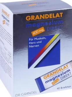 Magnesium Direkt 400 mg Grandelat Pulver 40 Briefchen