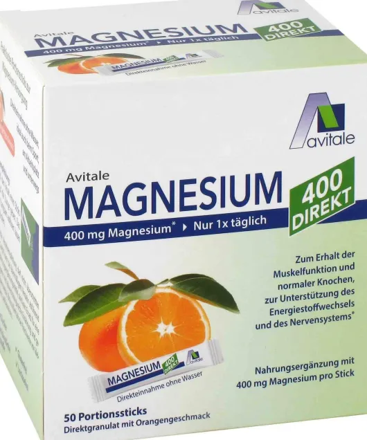 Magnesium 400 direkt Orange 50 Portionssticks