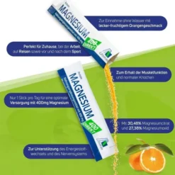 Magnesium 400 direkt Orange 100 Portionssticks