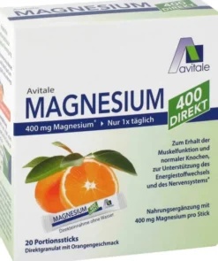 Magnesium 400 Direkt Orange 20 Portionssticks