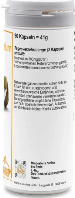 Magnesium Kapseln 90 Stück