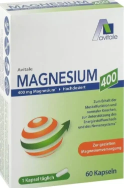 Magnesium 400 mg 60 Kapseln