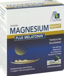 Magnesium Night plus Melatonin 30 Portionsbeutel