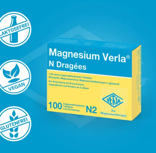 Magnesium Verla N 10 x 100 Dragees