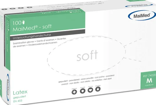 Maimed Soft Unt.Handsch.Unsteril Gr.M 100 Stück