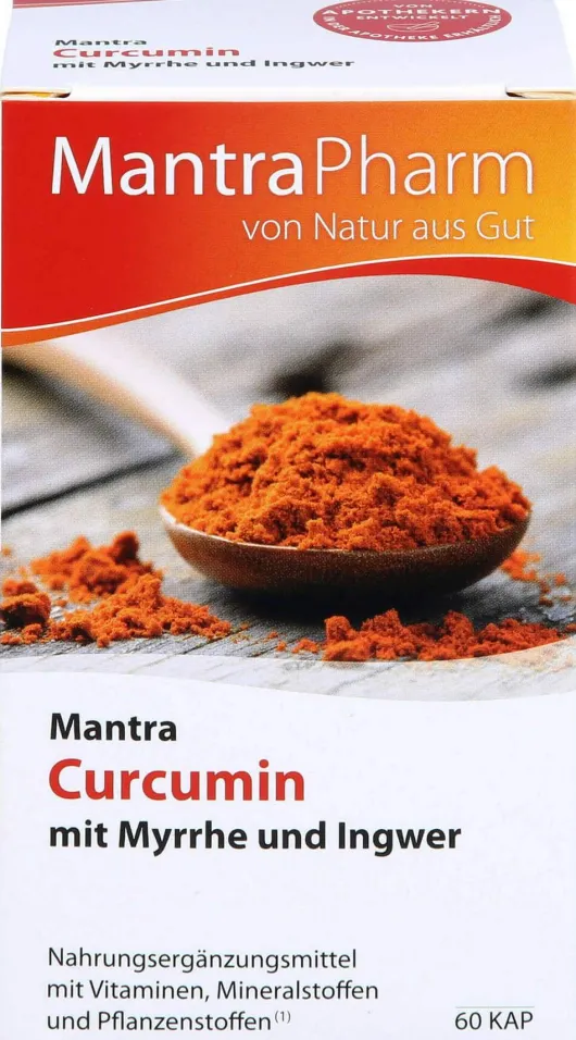 Mantra Curcumin Mit Myrrhe und Ingwer 60 Kapseln