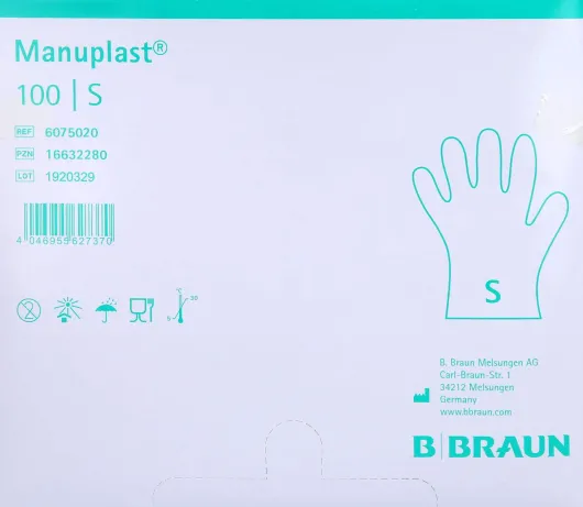 Manuplast Einmal Handschuhe Pe Gr.S 100 Stück