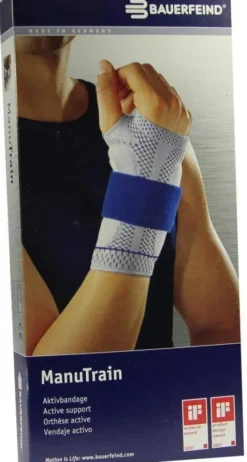 Manutrain Handgelenkbandage 3 Rechts Schwarz