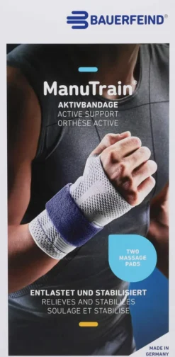 Manutrain Handgelenkbandage Rechts Gr.1 Schwarz