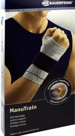Manutrain Handgelenkbandage Rechts Gr.4 Schwarz