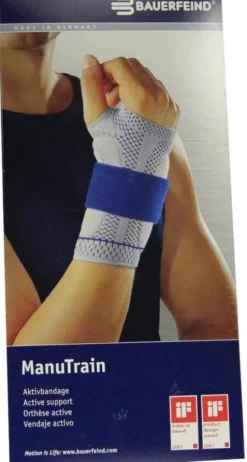 Manutrain Handgelenkbandage 5 Rechts Schwarz