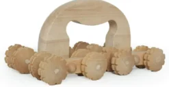 Massageroller Holz Mit Bügel+8 Achsen 1 Stück