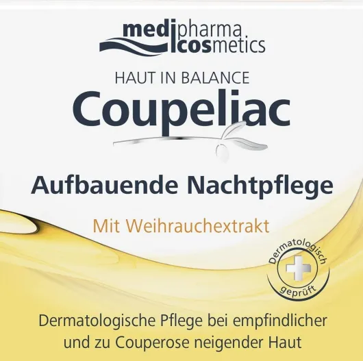 medipharma cosmetics Haut in Balance Coupeliac Aufbauende Nachtpflege 50 ml Creme