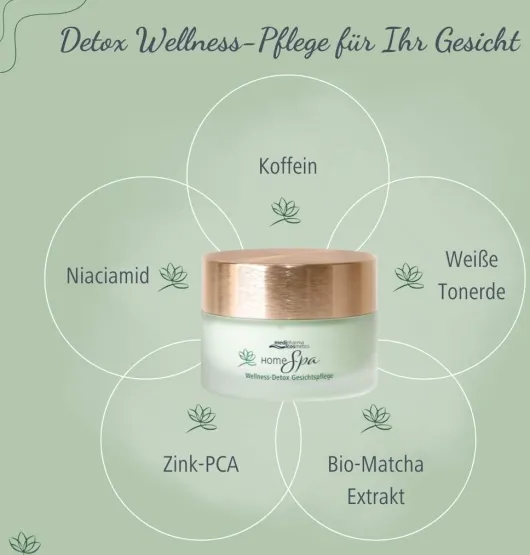 medipharma cosmetics Home Spa Wellness-Detox Gesichtspflege 50 ml Creme