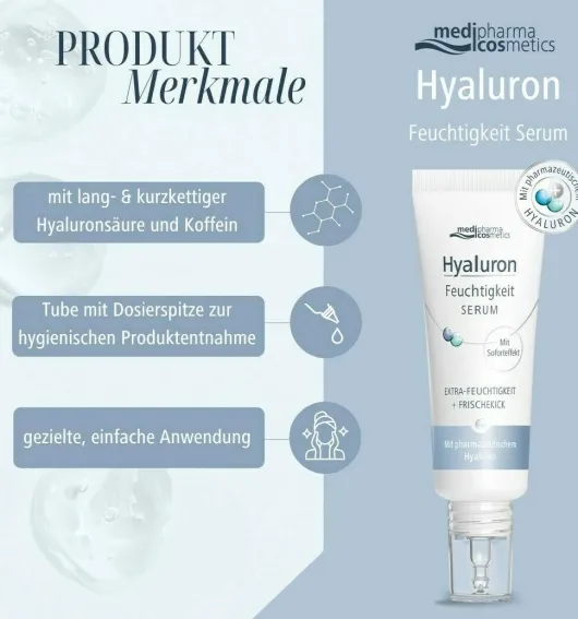 medipharma cosmetics Hyaluron Feuchtigkeit Serum 30 ml