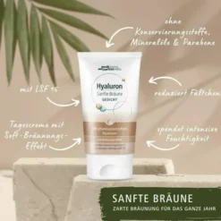 medipharma cosmetics Hyaluron Sanfte Bräune Gesichtspflege Creme 50 ml