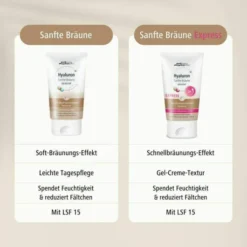 medipharma cosmetics Hyaluron Sanfte Bräune Gesichtspflege Creme 50 ml
