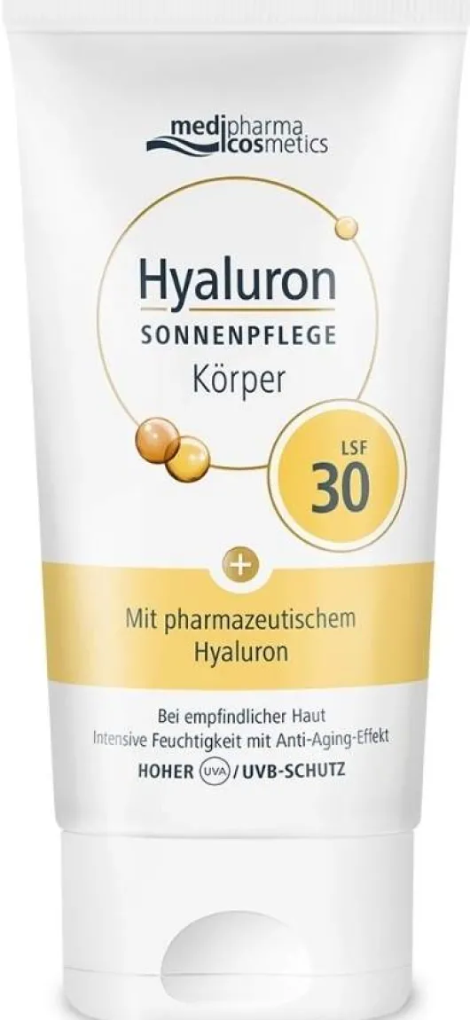 medipharma cosmetics Hyaluron Sonnenpflege Körper LSF 30 150 ml Creme