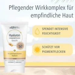 medipharma cosmetics Hyaluron Sonnenpflege Gesicht LSF 50+ getönt 50 ml