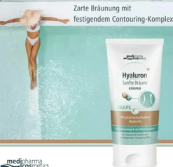 medipharma cosmetics Hyaluron Sanfte Bräune Shape Körperpflege 150 ml Creme