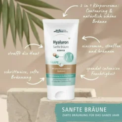 medipharma cosmetics Hyaluron Sanfte Bräune Shape Körperpflege 150 ml Creme