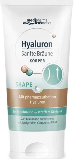 medipharma cosmetics Hyaluron Sanfte Bräune Shape Körperpflege 150 ml Creme