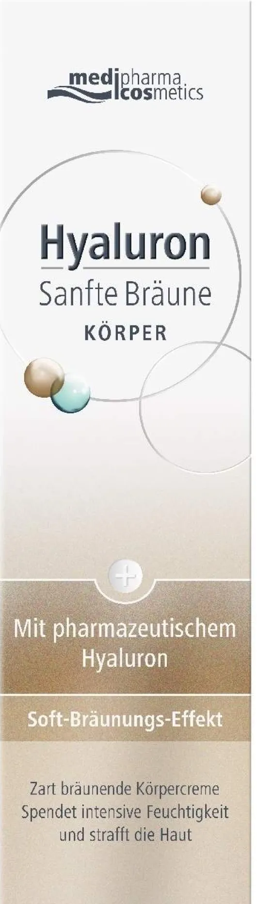 medipharma cosmetics Hyaluron Sanfte Bräune Körperpflege Creme 200 ml