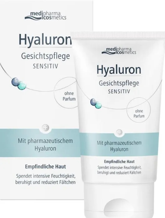 medipharma cosmetics Hyaluron Gesichtspflege sensitive 50 ml Creme