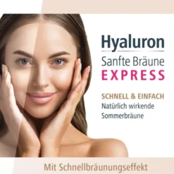 medipharma cosmetics Hyaluron Sanfte Bräune Express Gesichtspflege 30 ml Creme + Express Körperpflege 150 ml Creme