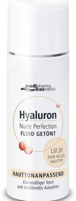 Medipharma Cosmetics Hyaluron Nude Perfection Fluid Getönt Sehr...