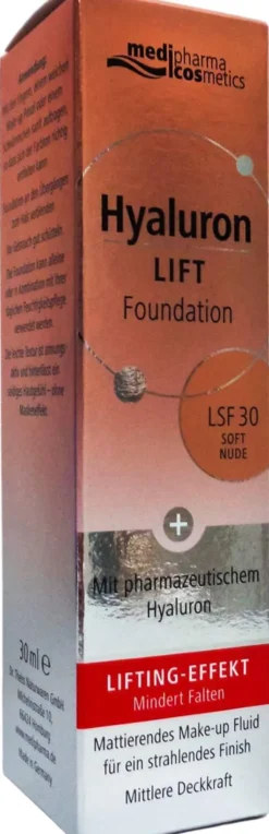 Medipharma Cosmetics Hyaluron Lift Foundation Lsf 30 Soft Nude...