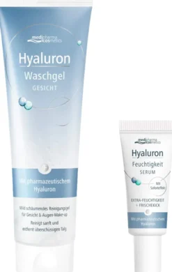 medipharma cosmetics Hyaluron Waschgel 150 ml + gratis Hyaluron Feuchtigkeit Serum 5 ml