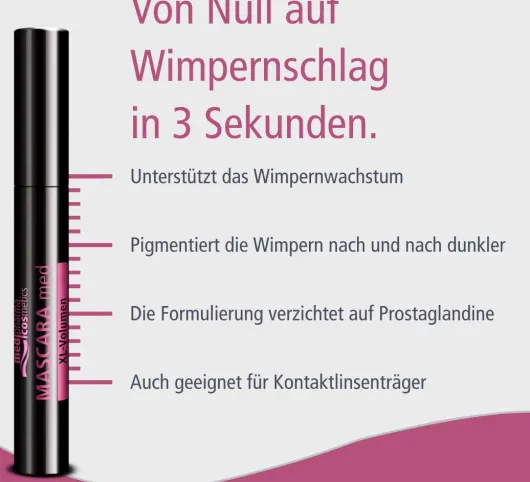 medipharma cosmetics Mascara Med XL-Volumen 6 ml