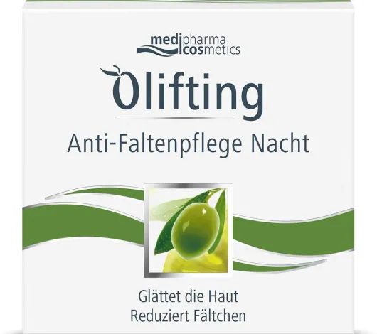 medipharma cosmetics Olivenöl Olifting Anti Faltenpflege Nacht 50 ml Creme