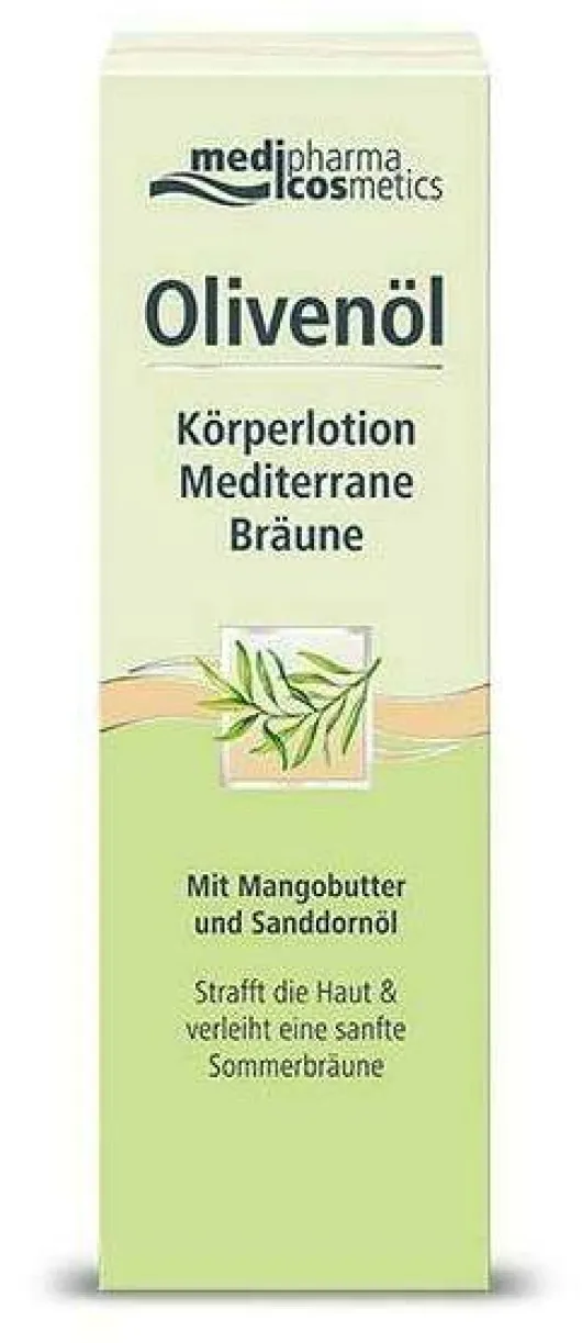 medipharma cosmetics Olivenöl 200 ml Körperlotion mediterrane Bräune