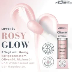 medipharma cosmetics Olivenöl Lippenöl Rosy Glow 4 ml