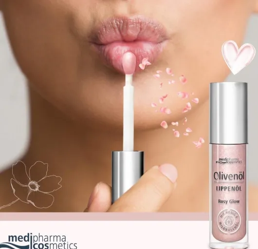 medipharma cosmetics Olivenöl Lippenöl Rosy Glow 4 ml