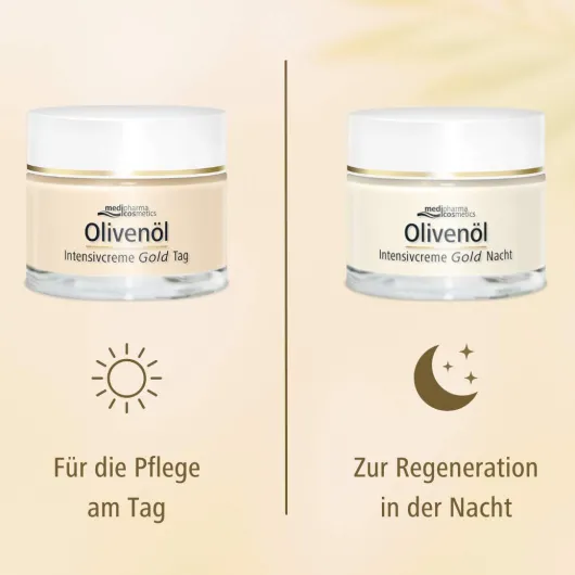 medipharma cosmetics Olivenöl Intensivcreme Gold Zell Aktiv Tagespflege 50 ml