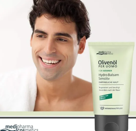 Medipharma Cosmetics Olivenöl Per Uomo Hydro Balsam Sensitiv 50...