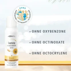 medipharma cosmetics Sonne Schutz & Bräune bronze LSF 50 Aerosol 150 ml Spray