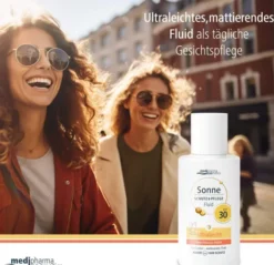 medipharma cosmetics Sonne Schutz & Pflege Fluid ultraleicht LSF 30 50 ml Lotion