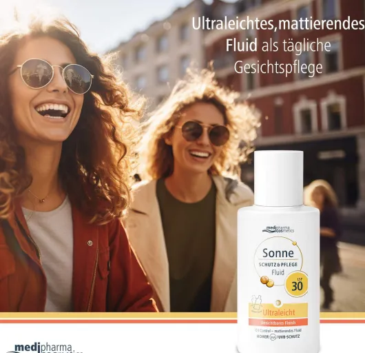 medipharma cosmetics Sonne Schutz & Pflege Fluid ultraleicht LSF 30 50 ml Lotion