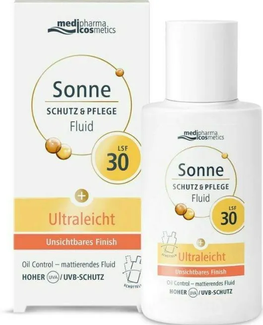 medipharma cosmetics Sonne Schutz & Pflege Fluid ultraleicht LSF 30 50 ml Lotion